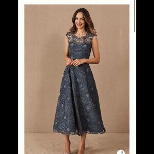 NWT BHLDN Sara Emanuel Presley Dress Black size 6
